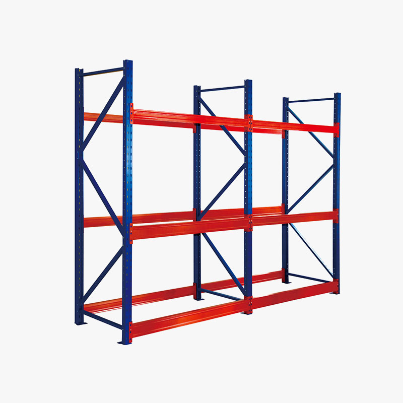 Rayonnage à palettes sélectif robuste conçu avec des poutres réglables pour un agencement de stockage flexible