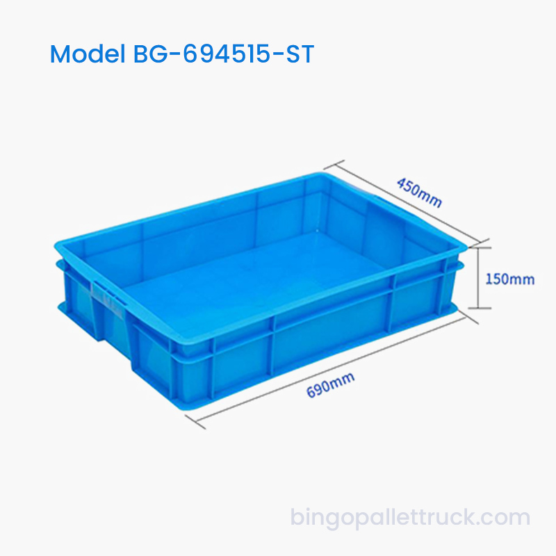 Boîte fourre-tout en plastique empilable de 37 L pour fixations et vis