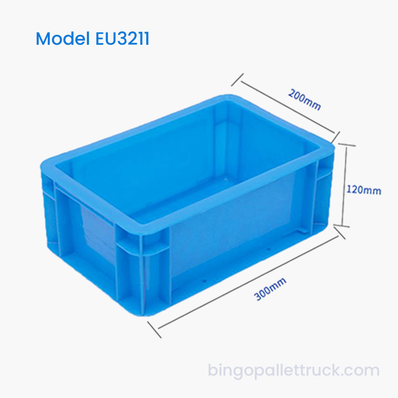 Boîte fourre-tout en plastique UE 4L pour le stockage industriel