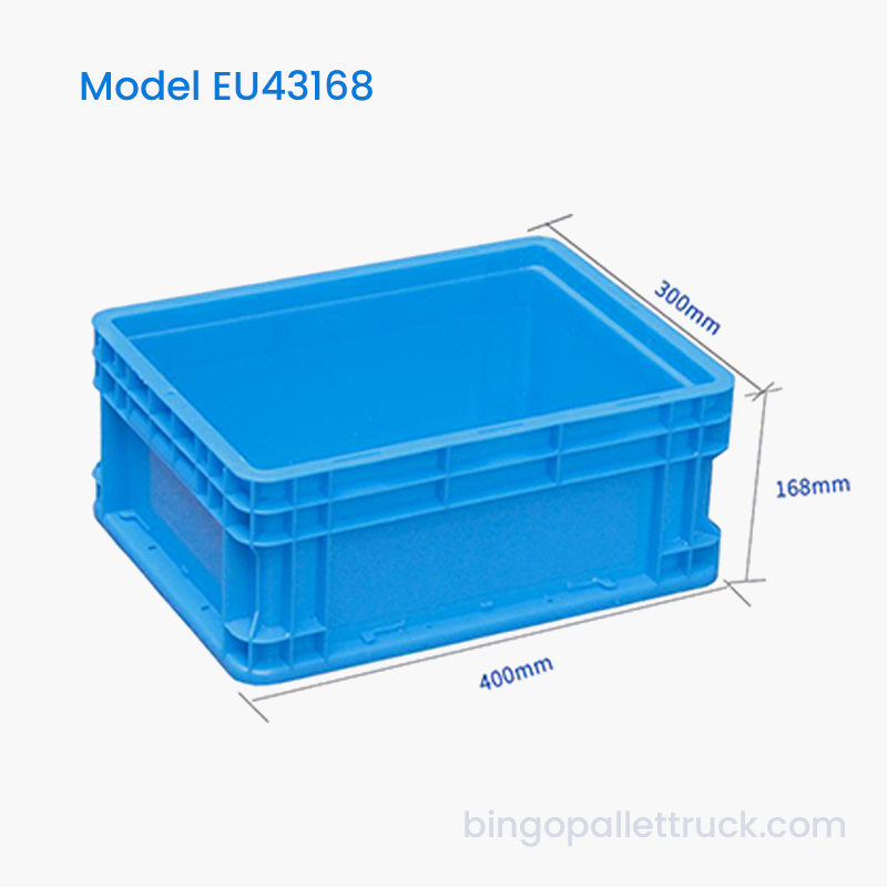 Bac de stockage industriel de HDPE de boîte fourre-tout en plastique de l'UE 16L