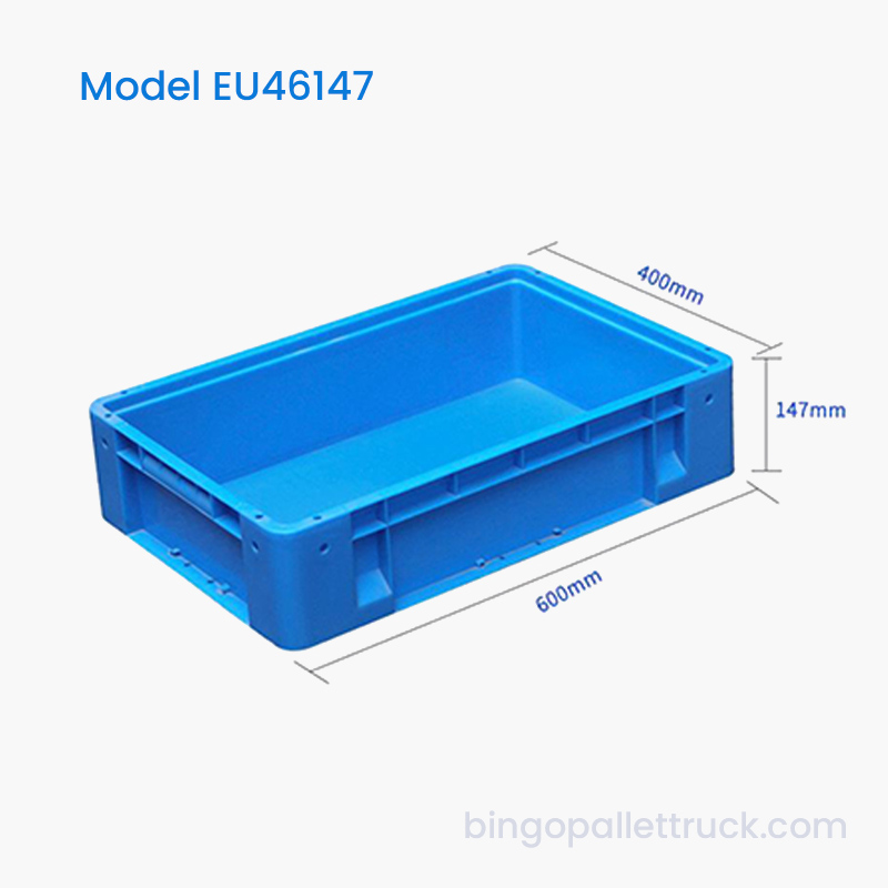 Boîte fourre-tout en plastique UE de 27 L pour les aliments de détail dans les supermarchés