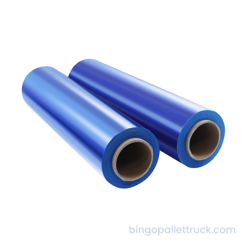 Film étirable bleu LLDPE haute résistance pour l'emballage