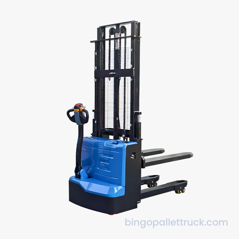 empileur électrique de palette de walkie du double ascenseur 1500kg pour l'empilage stable de palette